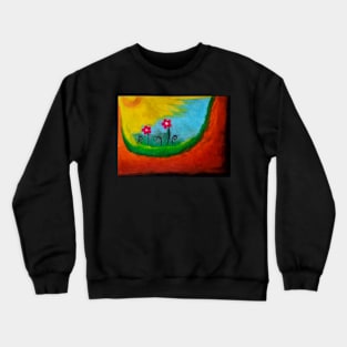 Hope in a dark cave Crewneck Sweatshirt